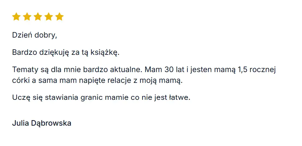 Opinia czytelniczki o książce Kasi Zaręby