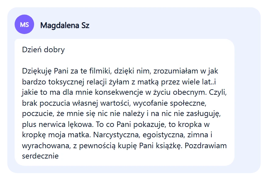 Wiadomość: filmiki jak kropka w kropkę moja matka